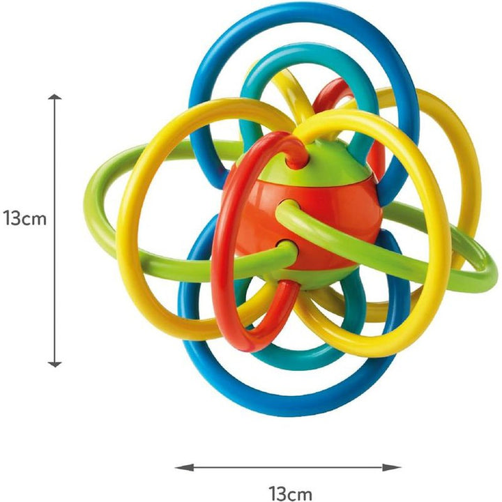 Infant Toddler Rattle Toys 1 Loopi Rattle - Multicolor