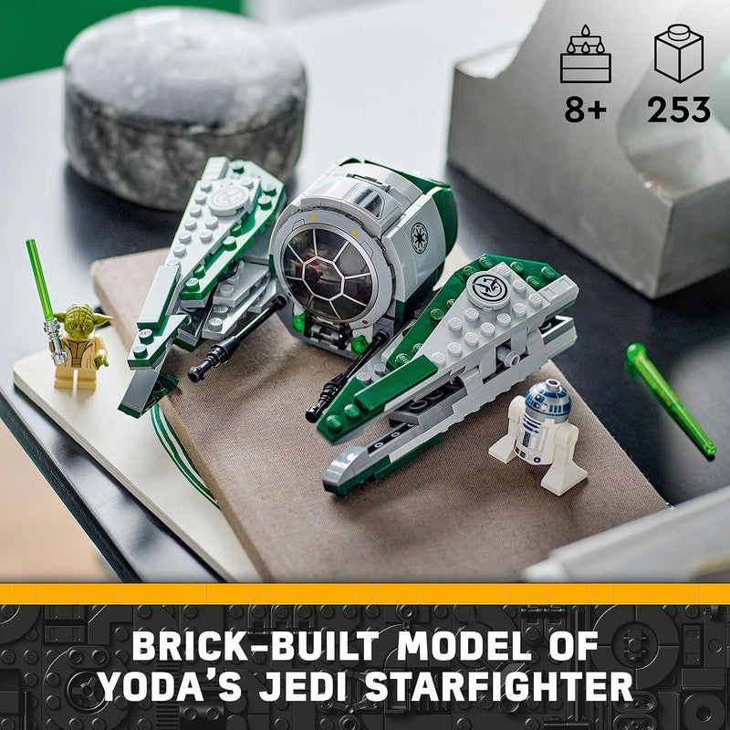 LEGO Star Wars Yoda’s Jedi Starfighter 75360 Building Toy Set (253 Pieces)