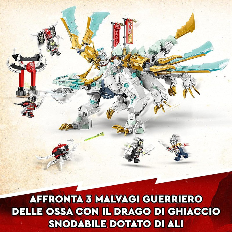 LEGO Ninjago Zane'S Ice Dragon Creature 71786 Building Toy Set (973 Pieces) -  (COD Not Available)