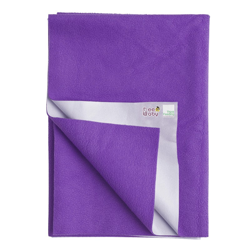 Violet UltraDry Waterproof Baby Bed Protector / Dry Sheet (Size - Medium)