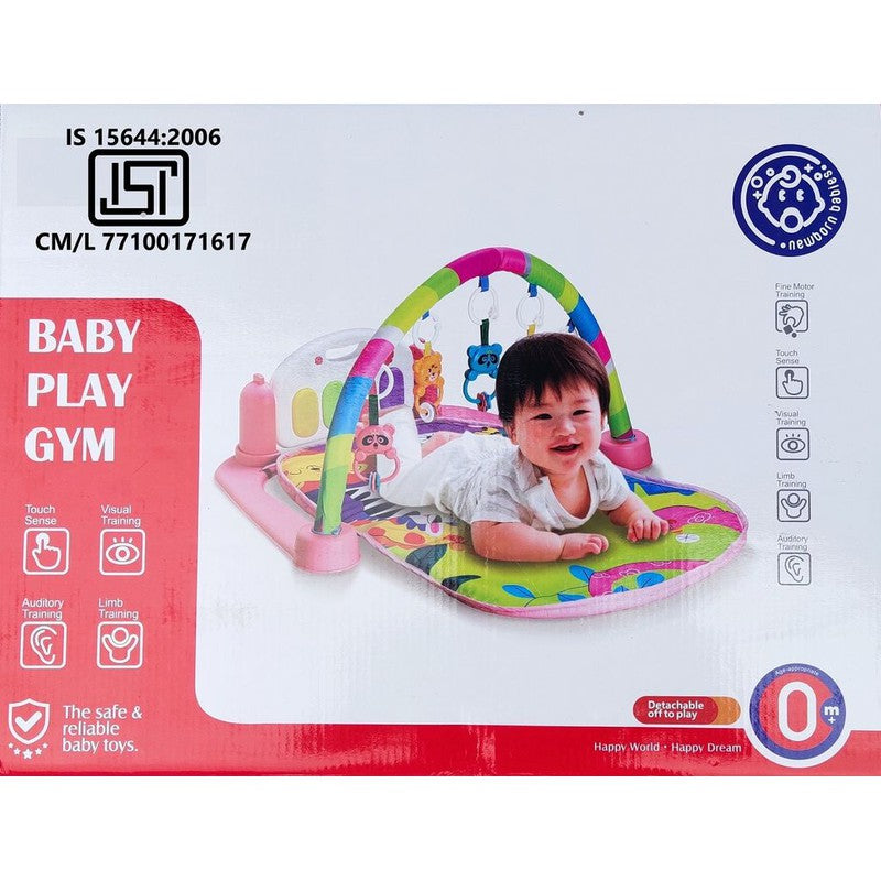 6 in 1 Musical Baby Play Gym Mat Piano Fitness Rack with Baby Rattle For kids