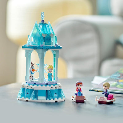 LEGO ǀ Disney Anna and Elsa’s Magical Carousel 43218 Building Toy Set (175 Pieces)