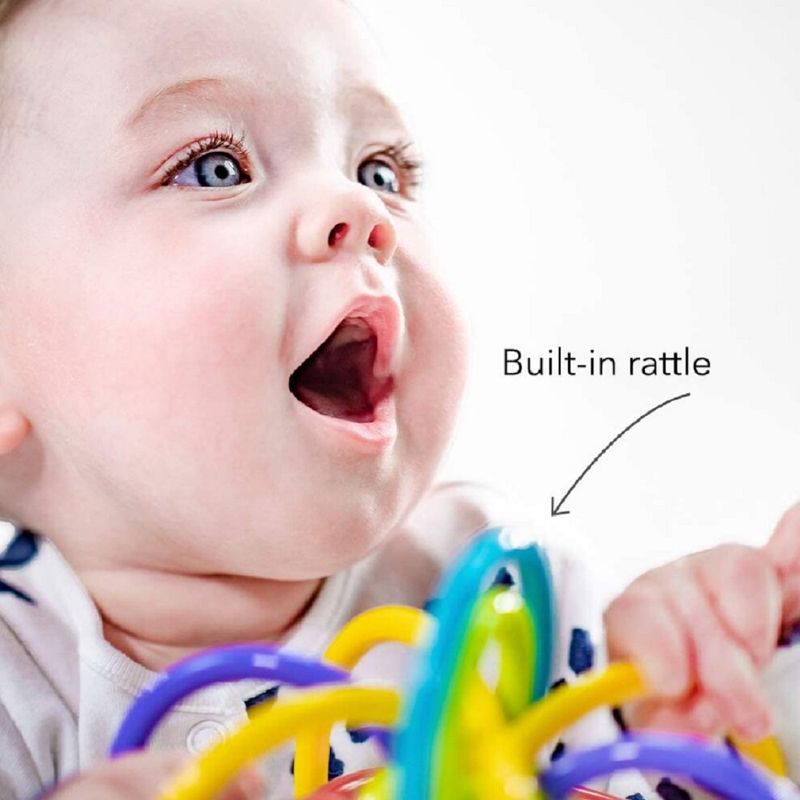 Infant Toddler Rattle Toys 1 Loopi Rattle - Multicolor