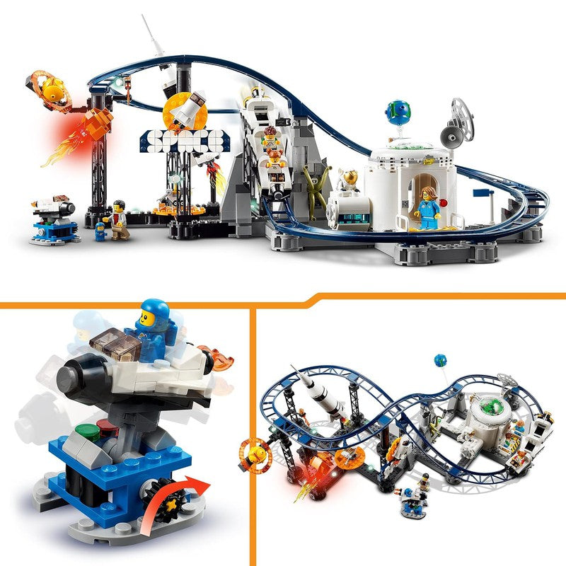 LEGO Creator Space Roller Coaster 31142 Building Toy Set (874 Pieces) -  (COD Not Available)