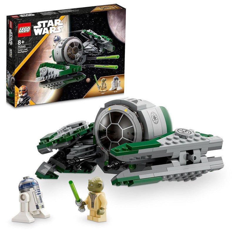 LEGO Star Wars Yoda’s Jedi Starfighter 75360 Building Toy Set (253 Pieces)