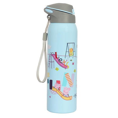 Youp  GOOGLIE- 500 ml Stainless Steel Peppa Pig Theme Kids Insulated Sipper Bottle GOOGLIE- 500 ml