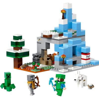 LEGO Minecraft The Frozen Peaks 21243 Building Toy Set (304 Pieces)