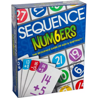Sequence Numbers Board Game for Kids and Adult