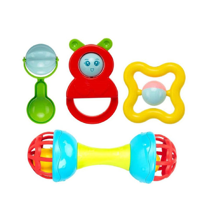 Baby Rattle Set Pack of 4 - Multicolor