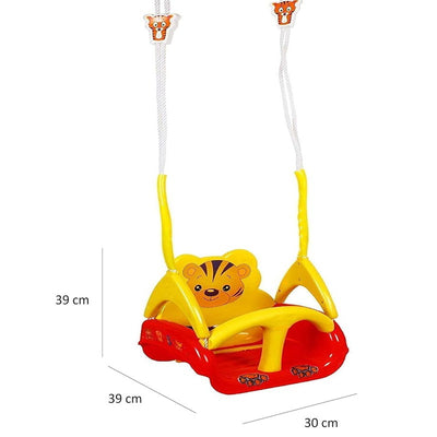 Baby Musical Swing with 4 Stages Multiple Age Settings (Red)