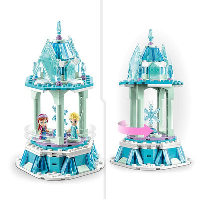 LEGO ǀ Disney Anna and Elsa’s Magical Carousel 43218 Building Toy Set (175 Pieces)