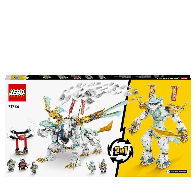 LEGO Ninjago Zane'S Ice Dragon Creature 71786 Building Toy Set (973 Pieces) -  (COD Not Available)