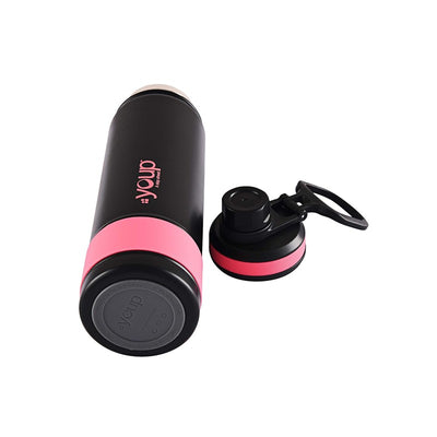 Youp Thermosteel Pink Color Water Bottle Sapphire902 - 900 ML