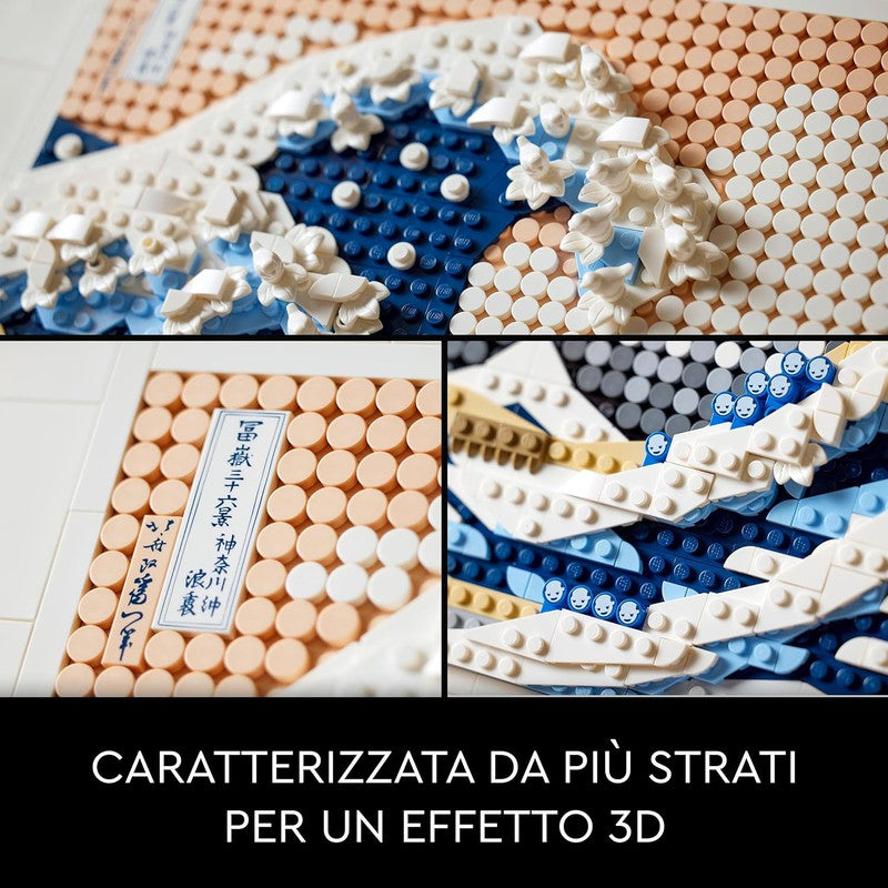 LEGO Art Hokusai, The Great Wave 31208 Building Kit (1,810 Pieces) -  (COD Not Available)