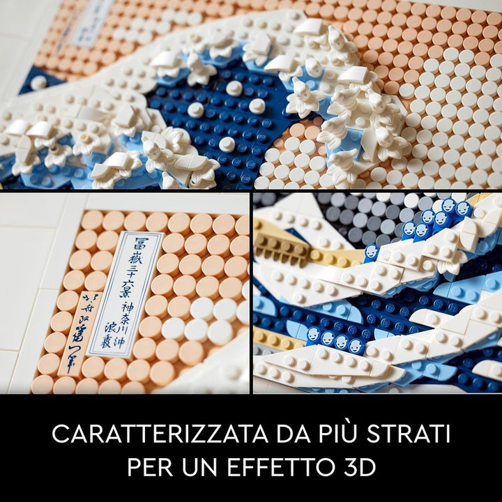 LEGO Art Hokusai, The Great Wave 31208 Building Kit (1,810 Pieces) -  (COD Not Available)