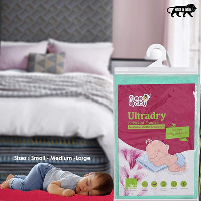 Mint Ultradry Baby Waterproof Bed Protector / Dry Sheet - Size - Small