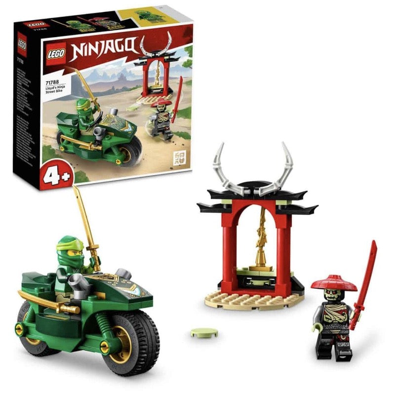 LEGO NINJAGO Lloyd's Ninja Street Bike 71788 Building Toy Set (64 Pcs)