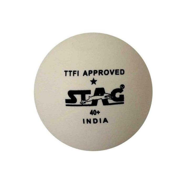 Stag Global Set of 6 Table Tennis Training Balls | 1 Star (9 Years till Grown Ups) | White