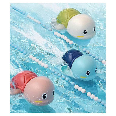 Swimming Turtle Wind Up Bath Toy Pack of 2 (Assorted Colours)