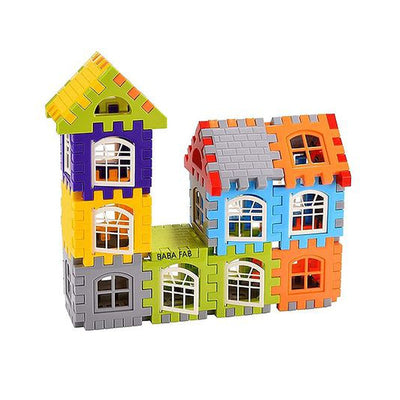 Building Blocks Set Multicolour -72 Pieces