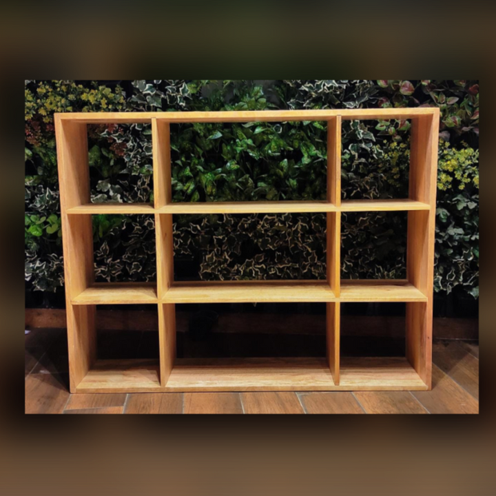 Montessori Wooden Shelf - 9 cubes