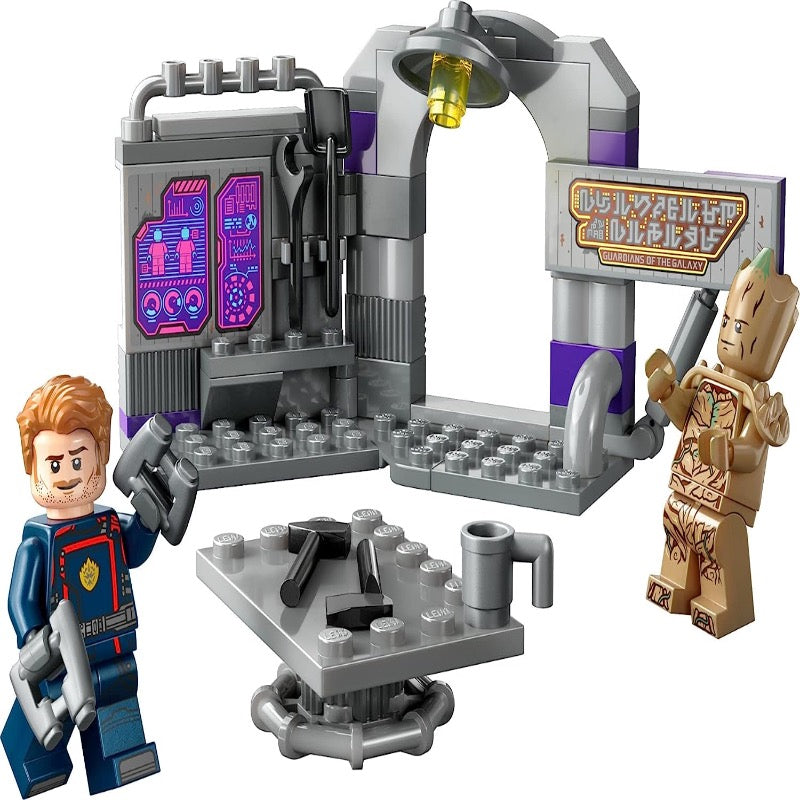 LEGO Marvel Guardians of The Galaxy Headquarters 76253, Super Hero Building Toy Set - 67 PCS
