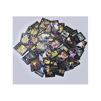 Black Pokemon Card Game - Pack of 55 Cards (Assorted Card Design)