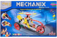 Zephyr Mechanix Robotix 1 – Motorized STEM Engineering Construction Set (114 Pieces)