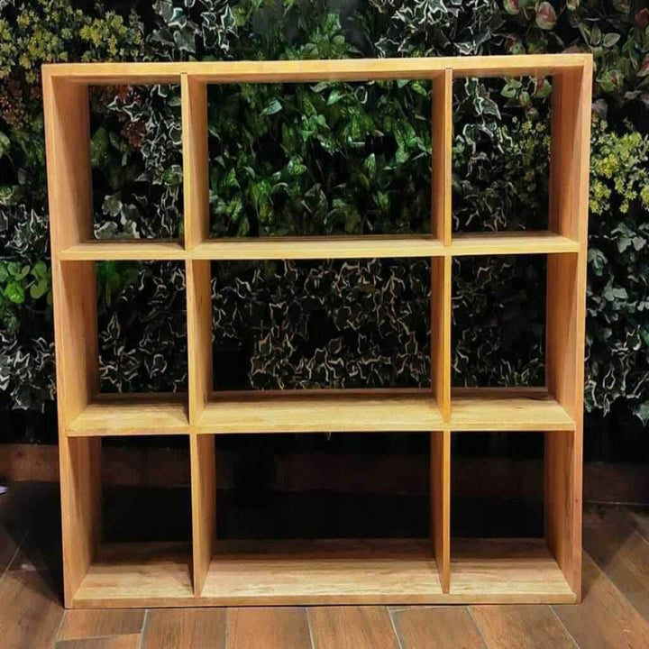 Montessori Wooden Shelf - 9 cubes