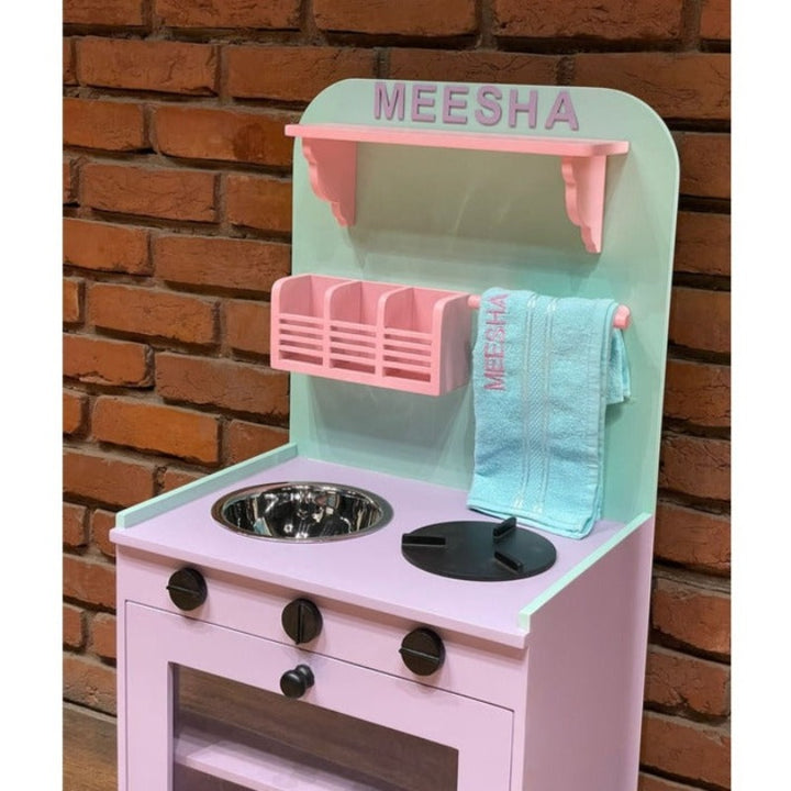 Personalised 41 Inches Mini Kitchen with Water Dispenser (3-7 Years) | COD Not Available