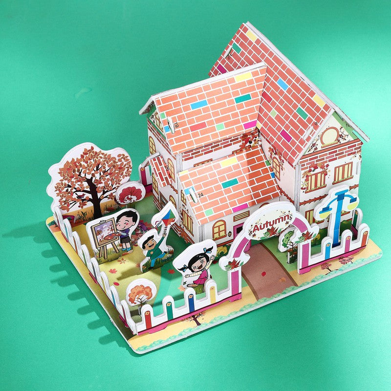 3D Puzzle - Autumn House