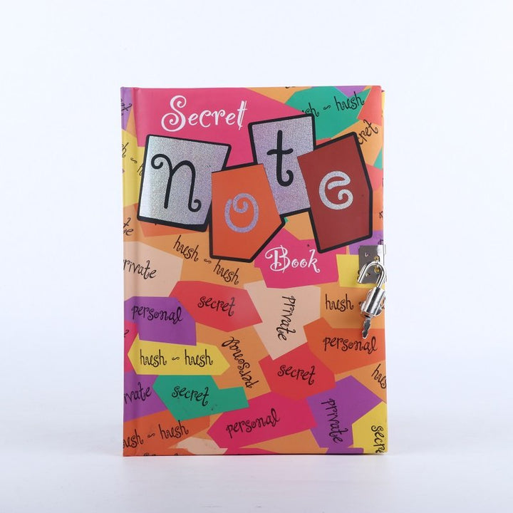 Colorful Secret Lock Note Book