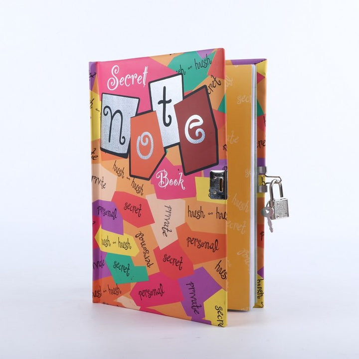 Colorful Secret Lock Note Book