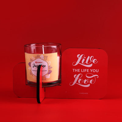 Live The Life You Love Candle Stand