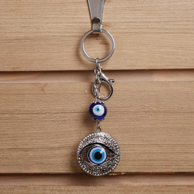 Evil Eye Hanging O Stone Keychain - 14 CM