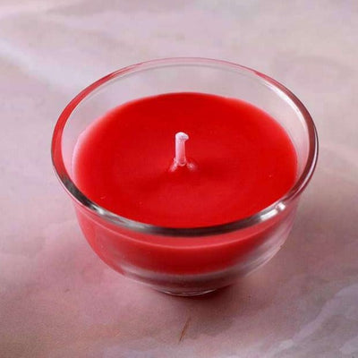 Red Scented Candle (Pack Of 4)