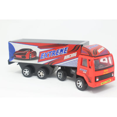 Cargo Carrier Truck Pull Back Spring Action Race Toy (Assorted Colours)