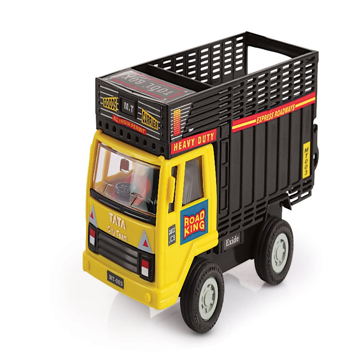 Pull Back Goods Carrier Truck Toy for Kids 3 - (Assorted Color)