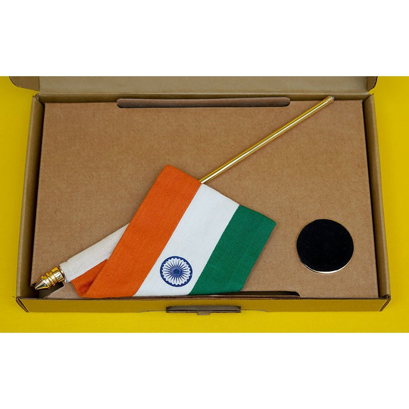India Table Flag - Large