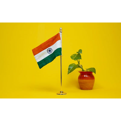 India Table Flag - Large