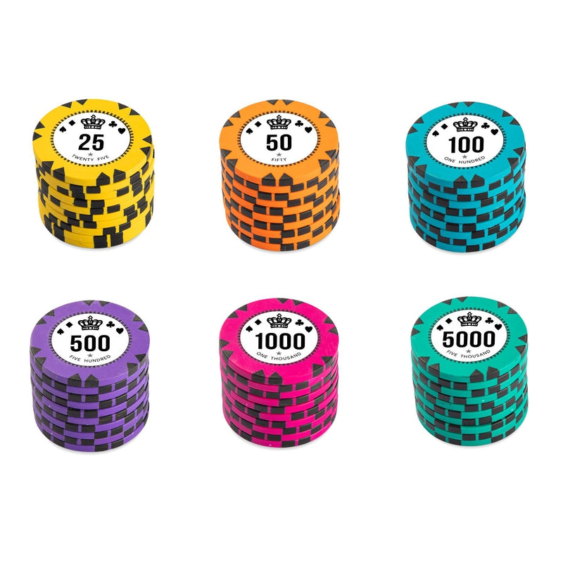 Italian Casino Poker Chips | For Games Poker, Teen Patti, Roulette, Flush, Blackjack and Rummy