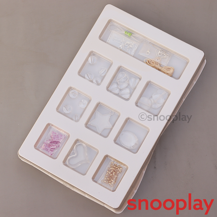 Applefun 'n' Learn 2 In 1 DIY Jewel Art Kit with New Nail Fashion - Paint & Create Your Own Jewellery (5-10 Years)