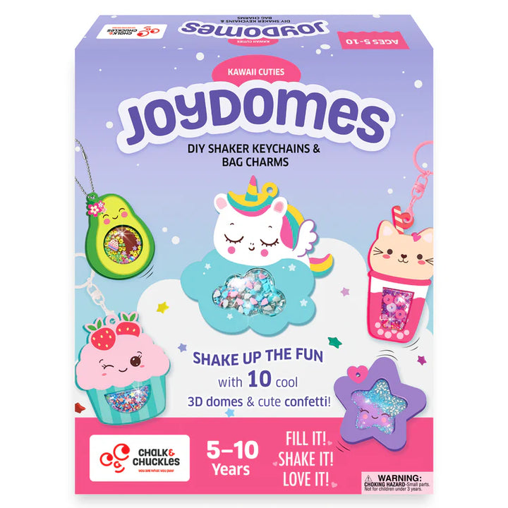 Chalk & Chuckles DIY Shaker Keychains & Bag Charms Joydomes – Kawaii Cuties | Encourages Creativity Skills