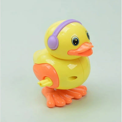 Key Operated Clockwork Jumping Duck Toy(Colour May Vary)(Pack of 1)