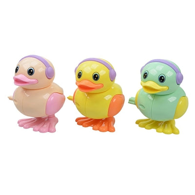 Key Operated Clockwork Jumping Duck Toy(Colour May Vary)(Pack of 1)