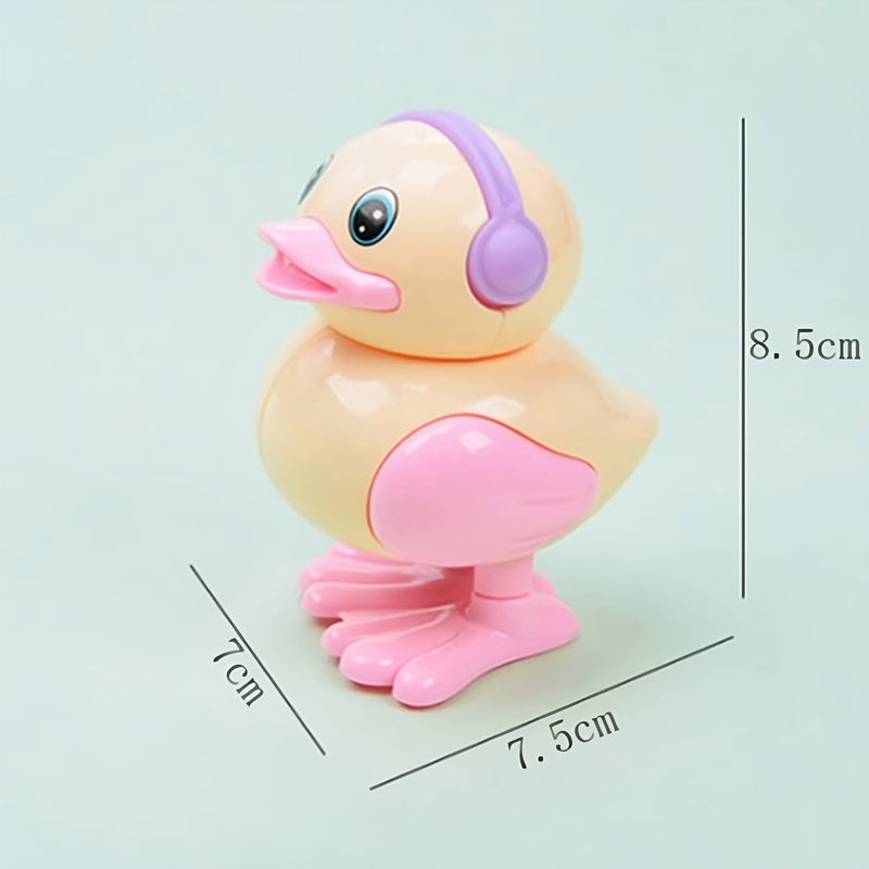 Key Operated Clockwork Jumping Duck Toy(Colour May Vary)(Pack of 1)