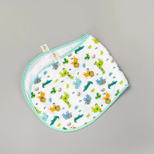 Beelittle Jungle Wingle Burp Cloth Cum Bib