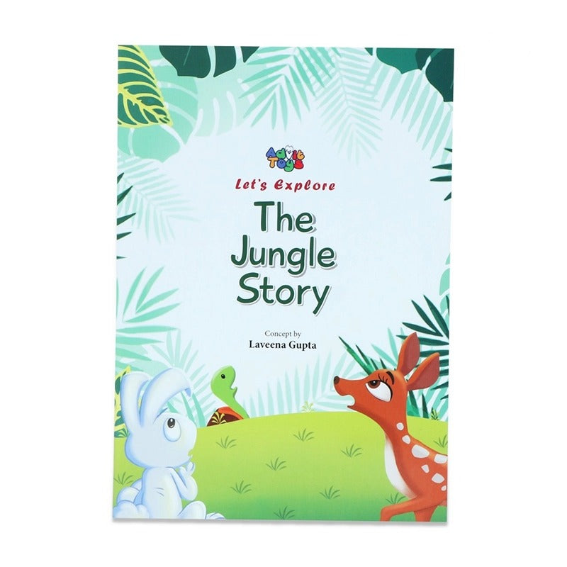 The Jungle Story - Jigsaw Puzzle (24 Piece + Educational Fun Fact Book)