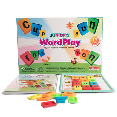 Wordplay Junior (Spelling N Picture Learning) Colorful Educational Fun Game