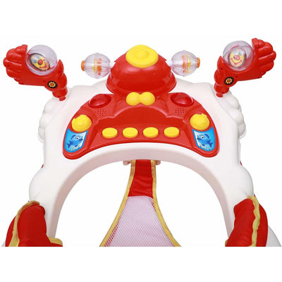 Musical Activity Walker With Parent Rod (Red)